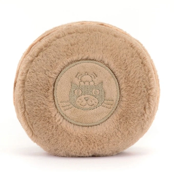 jellycat knuffel amuseables mona macaron chocolate