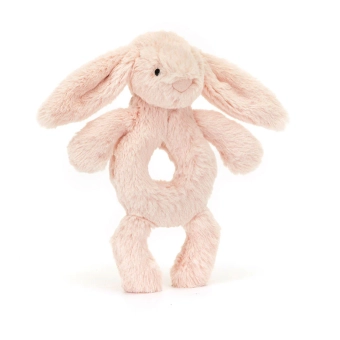 jellycat rattle bashful blush bunny