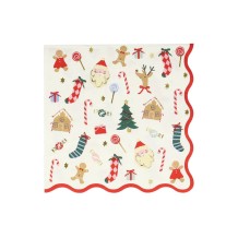 meri meri jolly christmas napkins S