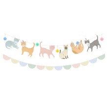 meri meri cute kittens garland | Kinderfeestwinkel | Speelgoedwinkel | Feestwinkel | Kinderwinkel | Amsterdam