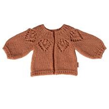 maileg knitted cardigan, size 4 - vintage rose | Kinderfeestwinkel | Speelgoedwinkel | Feestwinkel | Kinderwinkel | Amsterdam
