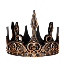 medieval crown - goud/zwart | Kinderfeestwinkel | Speelgoedwinkel | Feestwinkel | Kinderwinkel | Amsterdam