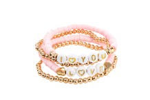 love bracelet - roze