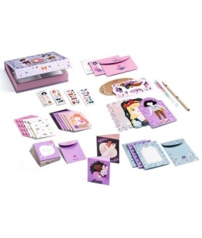 djeco schrijfset - lucille paars | Kinderfeestwinkel | Speelgoedwinkel | Feestwinkel | Kinderwinkel | Amsterdam