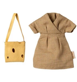 maileg dress and bag, mum mouse | Kinderfeestwinkel | Speelgoedwinkel | Feestwinkel | Kinderwinkel | Amsterdam