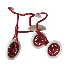 maileg abri à tricycle, mouse - red