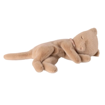 maileg sleeping kitten plush, small - cream peach | Kinderfeestwinkel | Speelgoedwinkel | Feestwinkel | Kinderwinkel | Amster