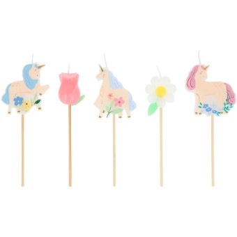 meri meri meadow unicorn candles | Kinderfeestwinkel | Speelgoedwinkel | Feestwinkel | Kinderwinkel | Amsterdam