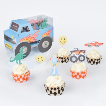 meri meri monster truck cupcake kit | Kinderfeestwinkel | Speelgoedwinkel | Feestwinkel | Kinderwinkel | Amsterdam | Kinderfe