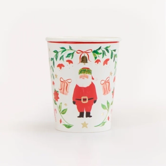 meri meri foliage santa patterned cups | Kinderfeestwinkel | Speelgoedwinkel | Feestwinkel | Kinderwinkel | Amsterd