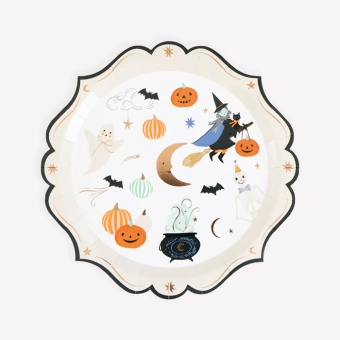 meri meri ornate edge halloween side plates | Kinderfeestwinkel | Speelgoedwinkel | Feestwinkel | Kinderwinkel | Amsterdam