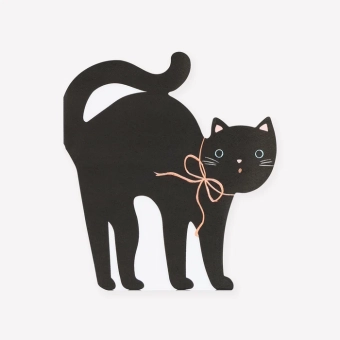 meri meri halloween cat shaped napkins  | Kinderfeestwinkel | Speelgoedwinkel | Feestwinkel | Kinderwinkel | Amsterda