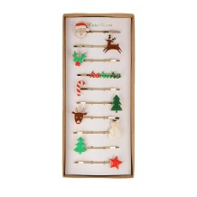 meri meri christmas icon hair clips