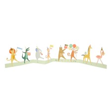 meri meri animal parade concertina card | Kinderfeestwinkel | Speelgoedwinkel | Feestwinkel | Kinderwinkel | Amsterdam
