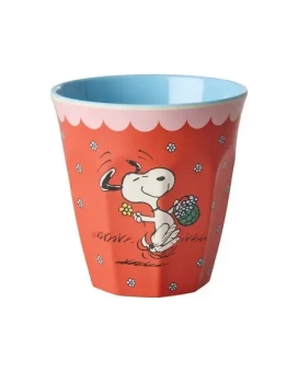 cup with red Snoopy, medium, 250 ml