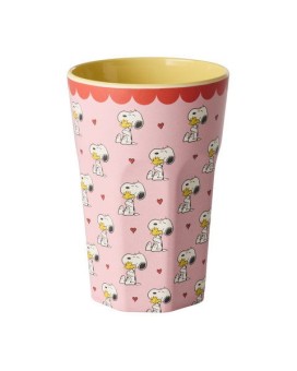 cup with pink Snoopy print, large, 400 ml | Kinderfeestwinkel | Speelgoedwinkel | Feestwinkel | Kinderwinkel | Amsterdam