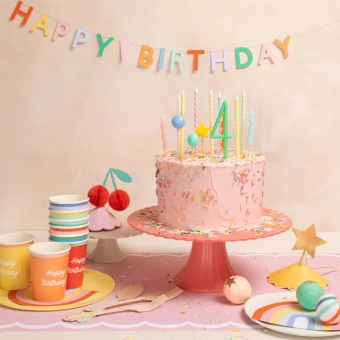 Meri Meri mixed happy birthday cups | Kinderfeestwinkel | Speelgoedwinkel | Feestwinkel | Kinderwinkel | Amsterdam | Kinderfe