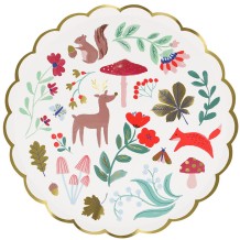 meri meri winter woodland side plates | Kinderfeestwinkel | Speelgoedwinkel | Feestwinkel | Kinderwinkel | Amsterdam