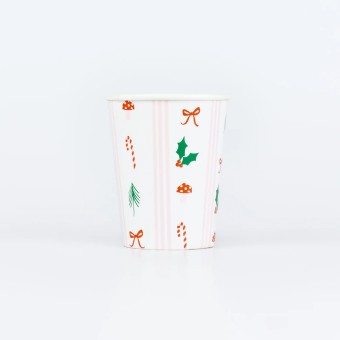 meri meri festive icons stripe cups | Kinderfeestwinkel | Speelgoedwinkel | Feestwinkel | Kinderwinkel | Amsterdam