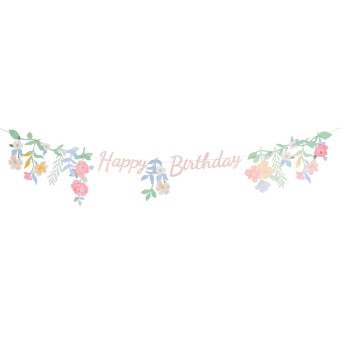 meri meri floral happy birthday garland | Kinderfeestwinkel | Speelgoedwinkel | Feestwinkel | Kinderwinkel | Amsterdam