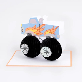 meri meri monster truck birthday card | Kinderfeestwinkel | Speelgoedwinkel | Feestwinkel | Kinderwinkel | Amsterdam | Kinder