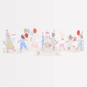 meri meri animal friends birthday card | Kinderfeestwinkel | Speelgoedwinkel | Feestwinkel | Kinderwinkel | Amsterdam | Kinde