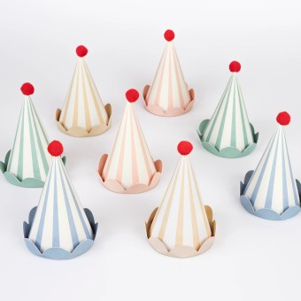 meri meri animal friends party hats | Kinderfeestwinkel | Speelgoedwinkel | Feestwinkel | Kinderwinkel | Amsterdam | Kinderfe