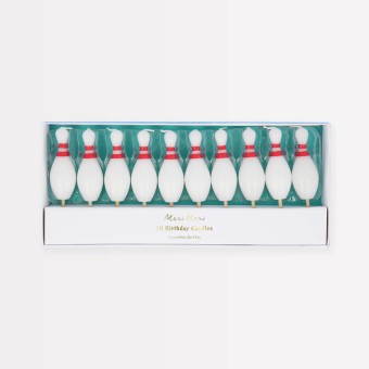 meri meri bowling pin kaarsjes | Kinderfeestwinkel | Speelgoedwinkel | Feestwinkel | Kinderwinkel | Amsterdam