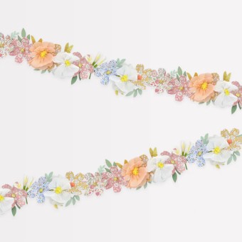 meri meri liberty paper flower garland