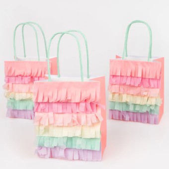 meri meri meadow unicorn fringe party bags