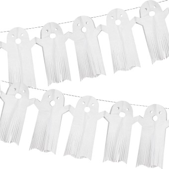 meri meri tissue paper ghost garland, large | Kinderfeestwinkel | Speelgoedwinkel | Feestwinkel | Kinderwinkel | Amsterdam