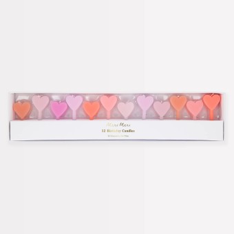 meri meri pink heart candles | Kinderfeestwinkel | Speelgoedwinkel | Feestwinkel | Kinderwinkel | Amsterdam | Kinderfeestje