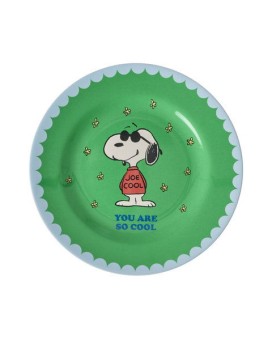 side plate with Snoopy - green | Kinderfeestwinkel | Speelgoedwinkel | Feestwinkel | Kinderwinkel | Amsterdam