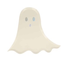 meri meri halloween ghost plates