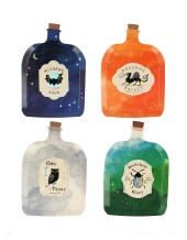 meri meri making magic potion bottle plates