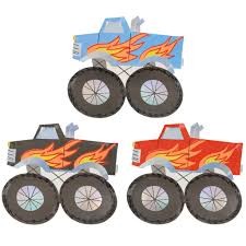 meri meri monster truck plates | Kinderfeestwinkel | Speelgoedwinkel | Feestwinkel | Kinderwinkel | Amsterdam | Kinder