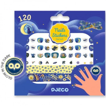 djeco nagelstickers - maan | Kinderfeestwinkel | Speelgoedwinkel | Feestwinkel | Kinderwinkel | Amsterdam