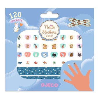 djeco nagelstickers - diertjes | Kinderfeestwinkel | Speelgoedwinkel | Feestwinkel | Kinderwinkel | Amsterdam
