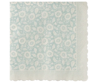 maileg napkin, flowers - mint | Kinderfeestwinkel | Speelgoedwinkel | Feestwinkel | Kinderwinkel | Amsterdam