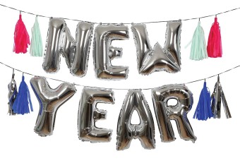 meri meri new year balloon kit