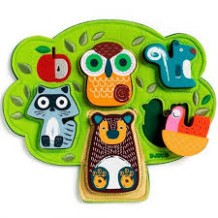 djeco relief puzzel - oski (5 st) | Kinderfeestwinkel | Speelgoedwinkel | Feestwinkel | Kinderwinkel | Amsterdam