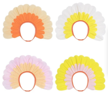 meri meri paper flower bonnets