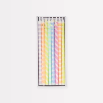 meri meri pastel patterned candles | Kinderfeestwinkel | Speelgoedwinkel | Feestwinkel | Kinderwinkel | Amsterdam