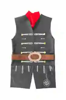 skully pirate vest/belt (5-6 jr) | Kinderfeestwinkel | Speelgoedwinkel | Feestwinkel | Kinderwinkel | Amsterdam
