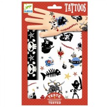 djeco tattoos - piraten | Kinderfeestwinkel | Speelgoedwinkel | Feestwinkel | Kinderwinkel | Amsterdam