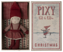 maileg pixy elfie in matchbox
