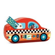 djeco silhouette puzzel - raceauto (16 st) | Kinderfeestwinkel | Speelgoedwinkel | Feestwinkel | Kinderwinkel | Amsterdam