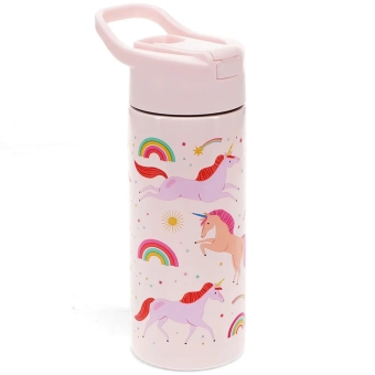 rvs drinkfles met rietje - eenhoorn | Kinderfeestwinkel | Speelgoedwinkel | Feestwinkel | Kinderwinkel | Amsterdam