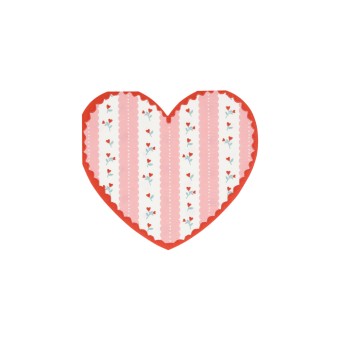 meri meri vintage rose heart napkins | Kinderfeestwinkel | Speelgoedwinkel | Feestwinkel | Kinderwinkel | Amsterdam