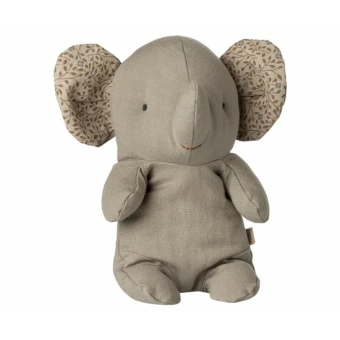 maileg safari friends, elephant, small - iron grey